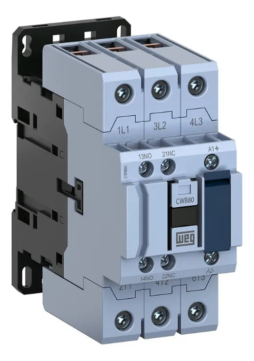 Contator Tripolar Weg 80a 1NA+1NF 220Vca Cwb80-11-30d23
