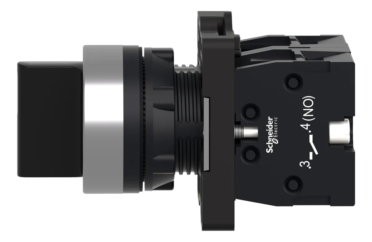 Comutador 22Mm Plástico Manopla Curta 3 Posições Retorno Centro 2Na XA2ED53 Schneider