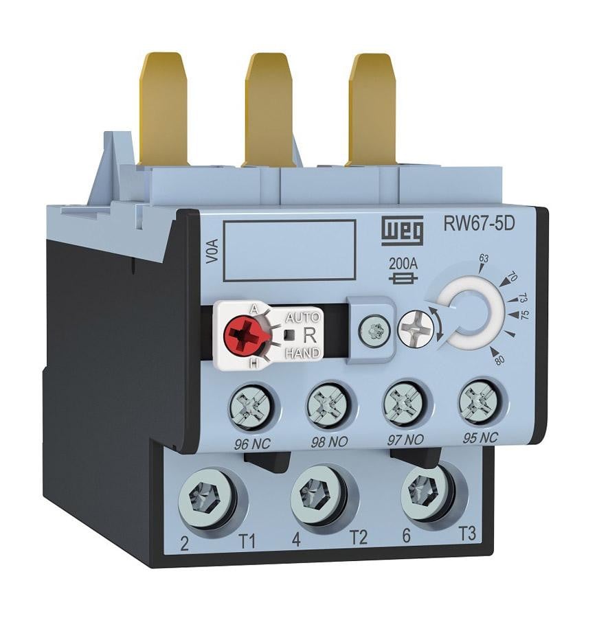 Rele De Sobrecarga Weg Rw67-5d3-u080 63-80a P/CWB40-80